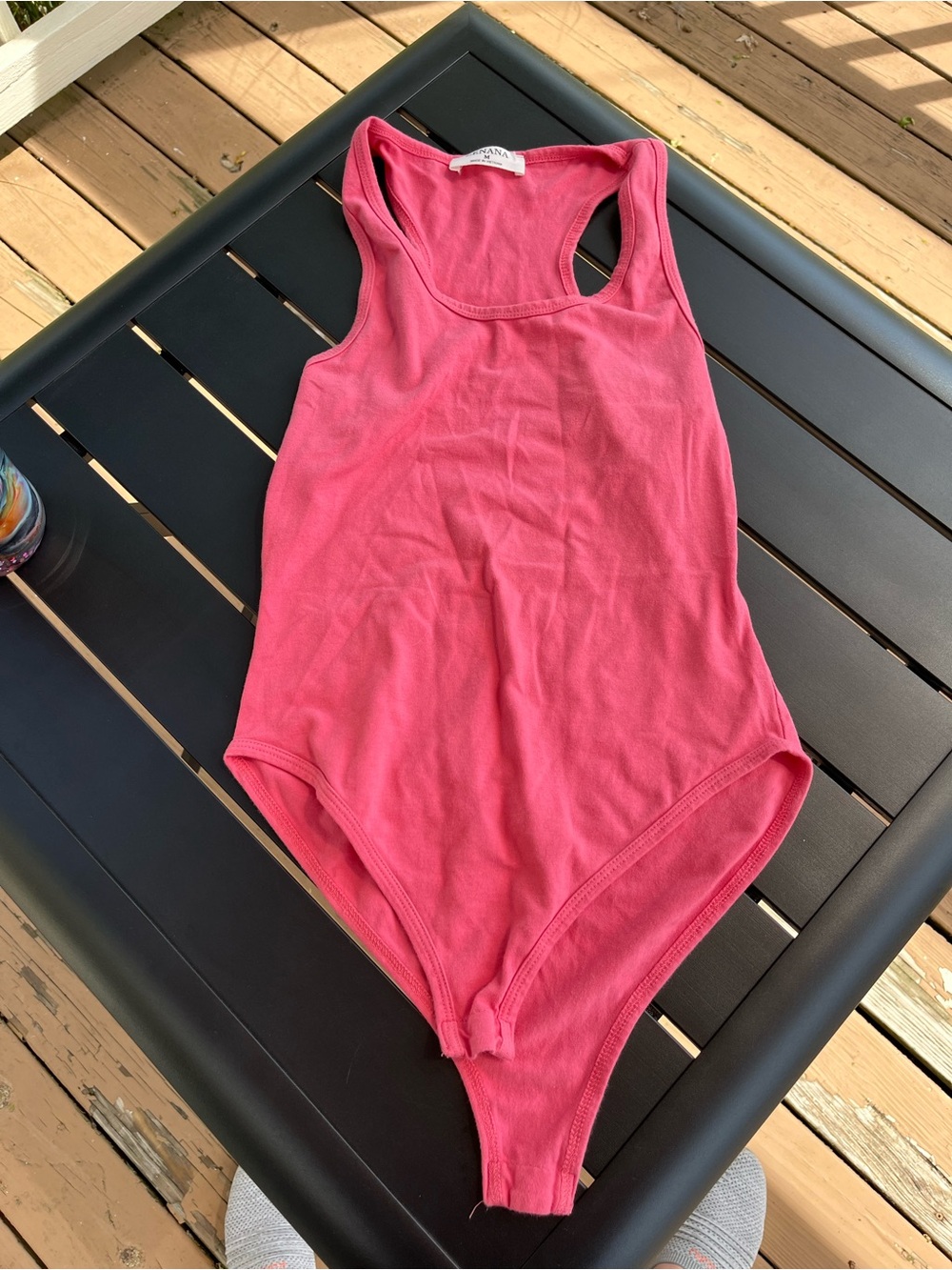 Zenana Outfitters Coral Racerback Bodysuit